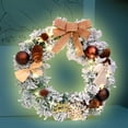 thumbnail image 3 of JLFNYA Christmas Wreaths for Front Door,Desktop Mini Christmas Wreath Christmas Decorations Hotel Home Window Display Simulation Wreath,Christmas Door Decorations Clearance, 3 of 5