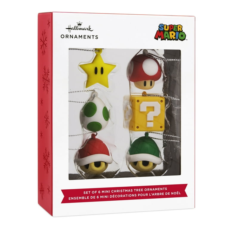 Hallmark Nintendo Super Mario Bros Mini Christmas Ornaments Set