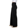 thumbnail image 4 of YITTY Active Women's High Waist Wide Leg Pants – Buttery Soft Lounge & Yoga Pants with Tummy Control Pants, 4-Way Stretch, Iconic Black, M, Regular | 31" Inseam, 4 of 7