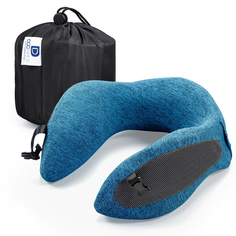 U Shaped Memory Foam Travel Pillow Best Neck Support –