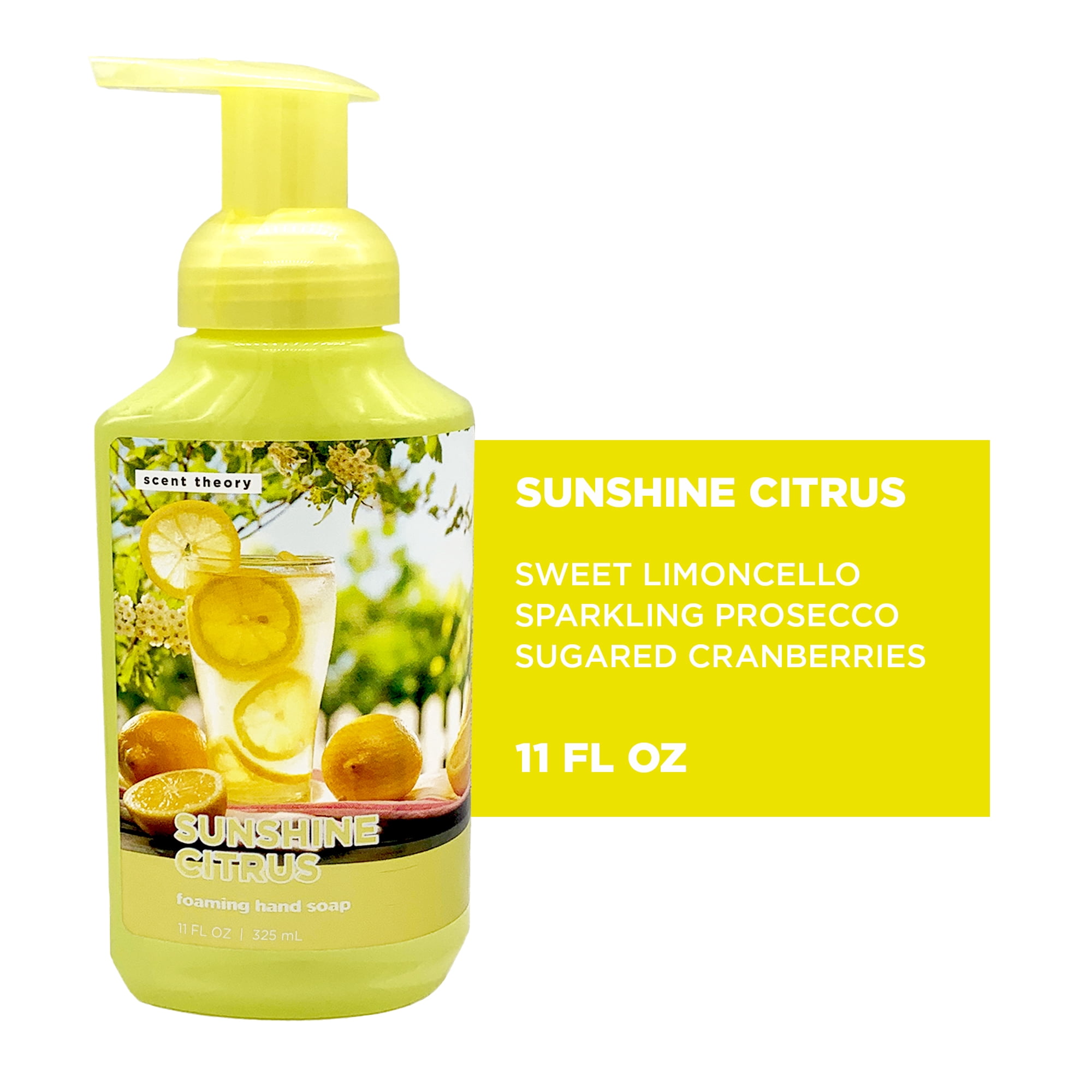 Scent Theory Foaming Hand Soap, Sunshine Citrus, 11 oz