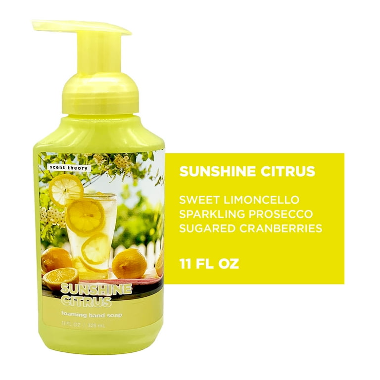 Scent Theory Foaming Hand Soap, Sunshine Citrus, 11 oz - Walmart.com