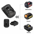 thumbnail image 2 of 20v Dewalt Dcb200 Milwaukee M18 Convert To Makita 18v Usb Battery Adapter, 2 of 5