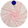 thumbnail image 2 of MDS Pack of 10 Yard Solid Lace Trim Fabric for Wedding Decoration by 55”- blush pink, 2 of 5