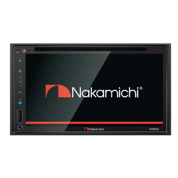 Nakamichi NA6605 6.75 in. DVD Receiver with Bluetooth, Apple CarPlay & Android Auto