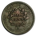 thumbnail image 2 of 1806 Half Cent Small 6, Stemless VF, 2 of 2