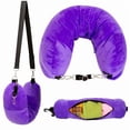 thumbnail image 1 of U-Shaped Travel Headrest Pillowcase With Clothes-Fillable Design For Neck Support During Flights Camping Road Trips, 1 of 9