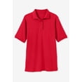 thumbnail image 5 of Woman Within Plus Size Elbow-Sleeve Polo Tunic, 5 of 6