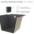 thumbnail image 5 of Voltaire 48" x 32" Reversible Drain Drop-In Bathtub in Matte Black, 5 of 11
