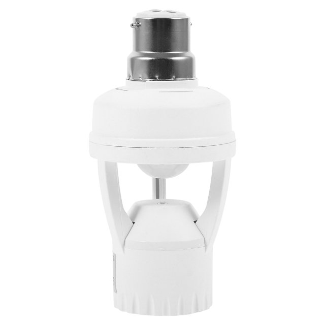 ColoMX 1pc E27 Bombila infrarroja Sensor de movimiento Lámpara de movimiento Bulbo de plástico