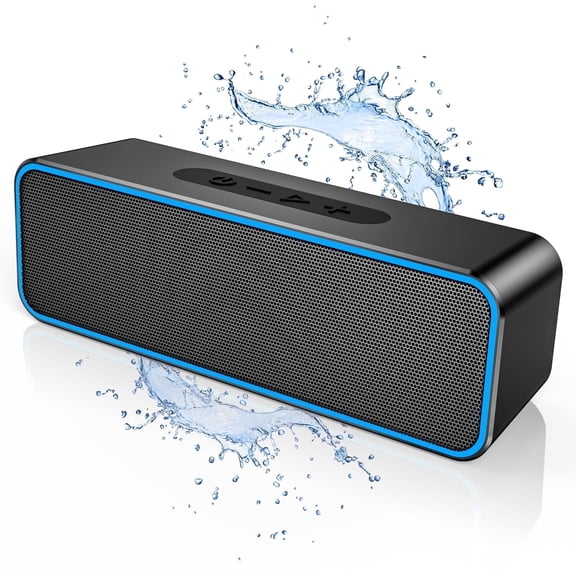 Portable Wireless Bluetooth Speaker with 10W Loud Stereo Sound, Bluetooth 5.0, 30-Hour Playtime, and 66 ft Range – Perfect for Home & Party
