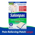 thumbnail image 2 of Salonpas Pain Relieving Patch, 8-Hour Pain Relief - 6 Large Patches, 2 of 4