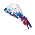 thumbnail image 3 of 250th Anniversary Independence Day Scrub Cap for Women, Patriotic Working Hat with Ponytail Holder and Buttons, Dust-Proof Nursing Cap for July 4th #0114 Blue, 3 of 6