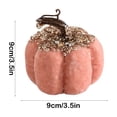 thumbnail image 3 of Precios de Descuento Únicos, Adornos de calabaza de tela de 2 piezas para Acción de Gracias, decoraciones navideñas, calabazas tejidas para festivales y días festivos Akmoler, 3 of 8