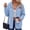 Blue #013, variant on Hoodie for Women Hooded Sweatshirt Button Hoodies With Pockets Comfy Fleece Jackets 2026 Fashion Black M