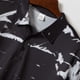 thumbnail image 4 of Blusa de Manga Corta, Botón Versátil de la Moda de los Hombres, Blusa de Cuello de Turndown de Bloque de Color, 4 of 9