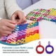 thumbnail image 4 of Uxcell 50 Pcs Bucles de Repuesto para Telar de Agarraderas, Bucles de Tejer Elásticos para Manualidades DIY en Colores Arcoíris para Niñas, Telar de 7" Weaving Loom, Rojo, 4 of 6