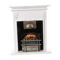 thumbnail image 3 of Chimenea para casa de muñecas a escala 1:12, accesorio para muebles artesanales en miniatura, decoración de madera realista y versátil para cumpleaños Baoblaze Chimenea de casa de muñecas, 3 of 8