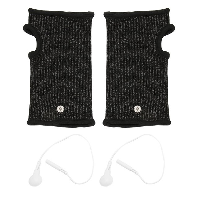 Pulsera de mano conductora, pulsera conductora de 2 piezas que reduce la pulsera de masaje con electrodos Pulsera de electrodo Salida de alta intensidad