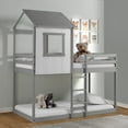 thumbnail image 6 of Tree House Bunk Bed - Rustic White with Light Gray Frame, 6 of 10