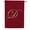 Letter D, variant on America Forever Monogram X House Flag, 28 x 40 inch Double Sided, Personalized Initial Flag, Burgundy Gold Letter Banner