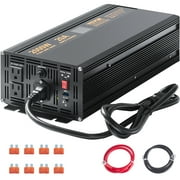 SKYSHALO 2000W Sump Pump Battery Backup System Inverter LCD Emergency Power Outage