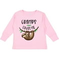 thumbnail image 3 of Inktastic Gramps Loves Me Cute Sloth and Baby Boys or Girls Long Sleeve Toddler T-Shirt, 3 of 5