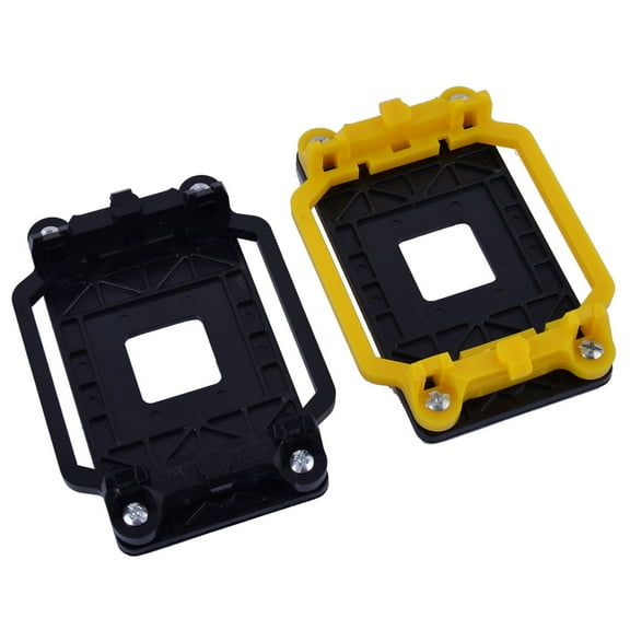 2 Piece AMD CPU Fan Bracket Base Heatsink Retention CPU Cooler Mounting Bracket Motherboard Back Plate Holder for AMD AM2 AM3 FM1 FM2 FM2