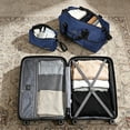 thumbnail image 4 of Luggage Sets 5 Piece with Duffel Bag, Hardside Suitcase Set with Spinner Wheel and TSA Lock, Lightweight Travel Luggage for Men and Women, Dark Blue, 4 of 9