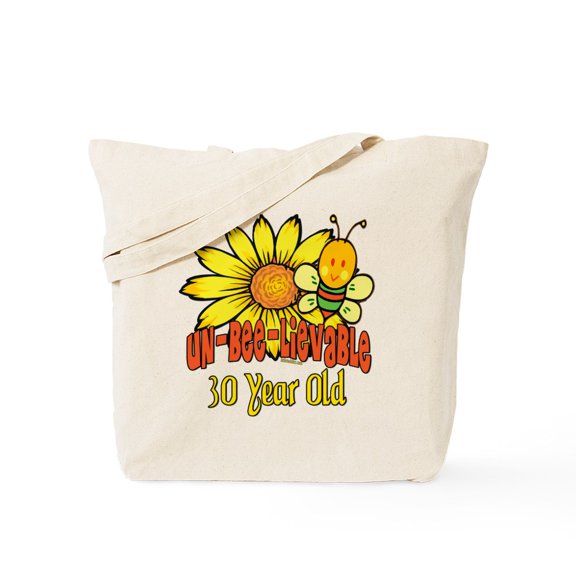 CafePress - Unbelievable 30Th Birthday - Unisex Canvas Tote Bag, Beige, 1-Piece