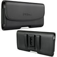 thumbnail image 3 of Cell Phone Belt Holder for iPhone 15 15 Pro 14, 14 Pro 13 Pro, 13 12 Pro, 12, iPhone 11, XR, Premium Holster Case with Belt Clip for Men ID Card Pouch (Fits Otterbox Commuter Case on), 3 of 5