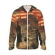 thumbnail image 1 of Balery 1860s Style American Cowboy Sudadera ligera de manga larga con capucha y protección solar UPF 50+ para hombre y mujer, ideal para pesca y running-XX-Large, 1 of 7