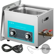 BENTISM Ultrasonic Jewelry Cleaner with Heater Timer for Cleaning Eyeglass Rings Dentures Music Instruments
