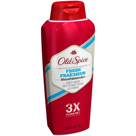Old Spice High Endurance Body Wash Fresh, 18.0 FL OZ