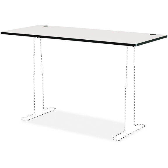 Gray Lam. Electric Ht-adj. Table Tabletop