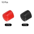 thumbnail image 3 of Juego de tapas de goma Uxcell para tornillos, protector de rosca de tornillo, negro y rojo, 1.5" 10Pcs, 3 of 5