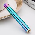 thumbnail image 1 of Encendedor de llama suave con forma de cigarrillo, encendedor recargable de combustible de butano, lindo regalo de cumpleaños para hombres, mujeres, dama (color) ShuxiuWang 1327537049821, 1 of 4