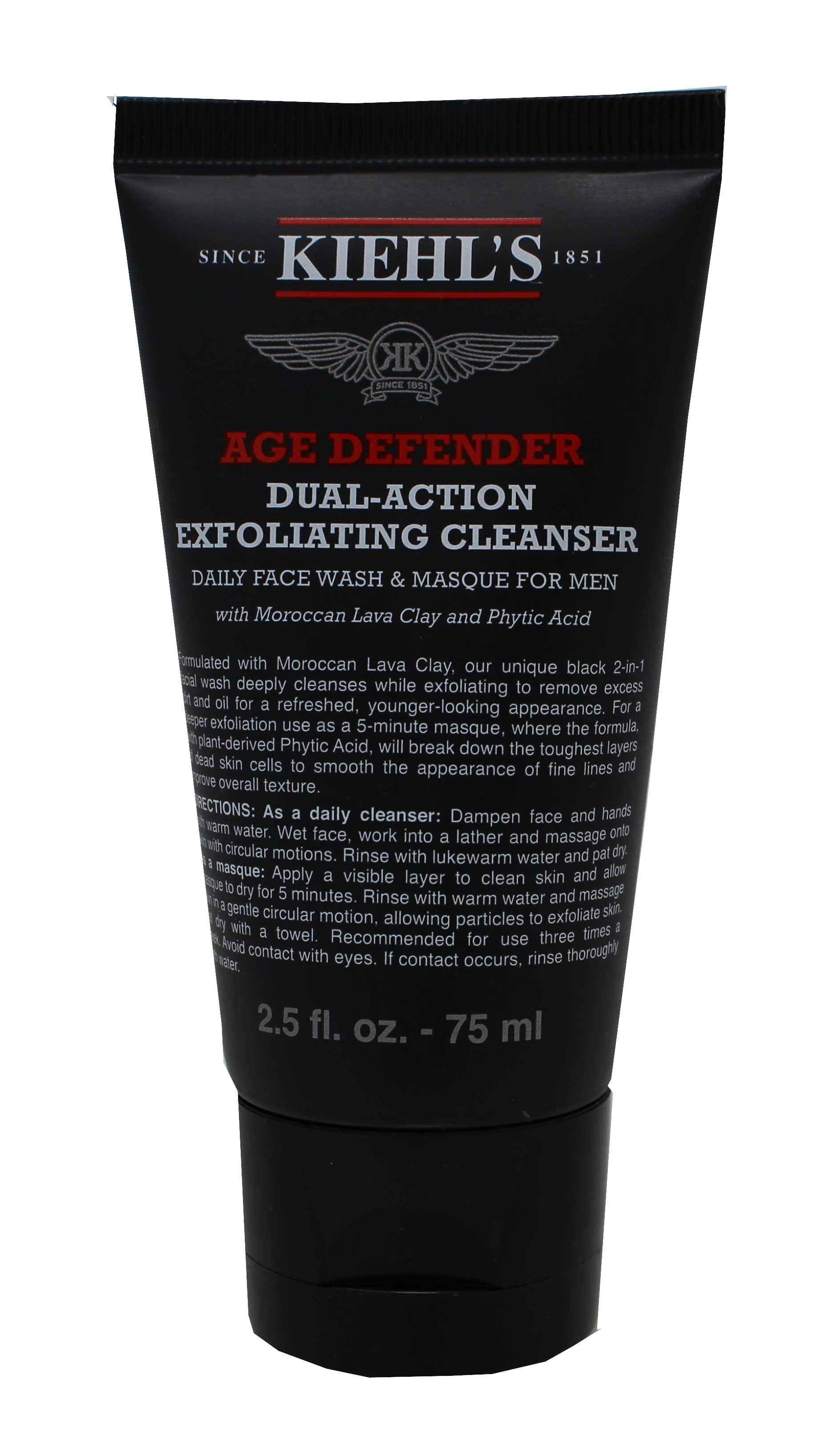 Kiehl's Age Defender DualAction Exfoliating Cleanser 2.5 Ounce
