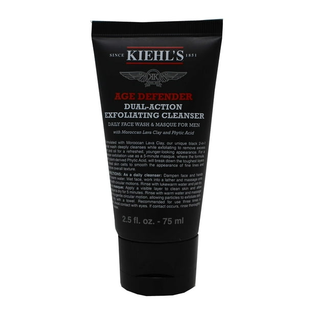 Kiehl's Age Defender DualAction Exfoliating Cleanser 2.5 Ounce