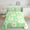 thumbnail image 2 of Castle Fairy Floral Daisy 2pcs Bedding Comforter Set for Kids,Chic Flower Twin Comforter Sets,Polka Dots Breathable Bedding Set,Luxury Bedroom Decor, 2 of 8