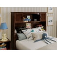 thumbnail image 6 of Hadley Twin Wood Platform Bed with Panel Footboard and Storage Drawers in Walnut, 6 of 10