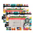 thumbnail image 3 of Heads Cats 2 Pack Pencil Pouches Zipper Pencil Case 3 Ring Pencil Pouch Cosmetic Bag, 3 of 6