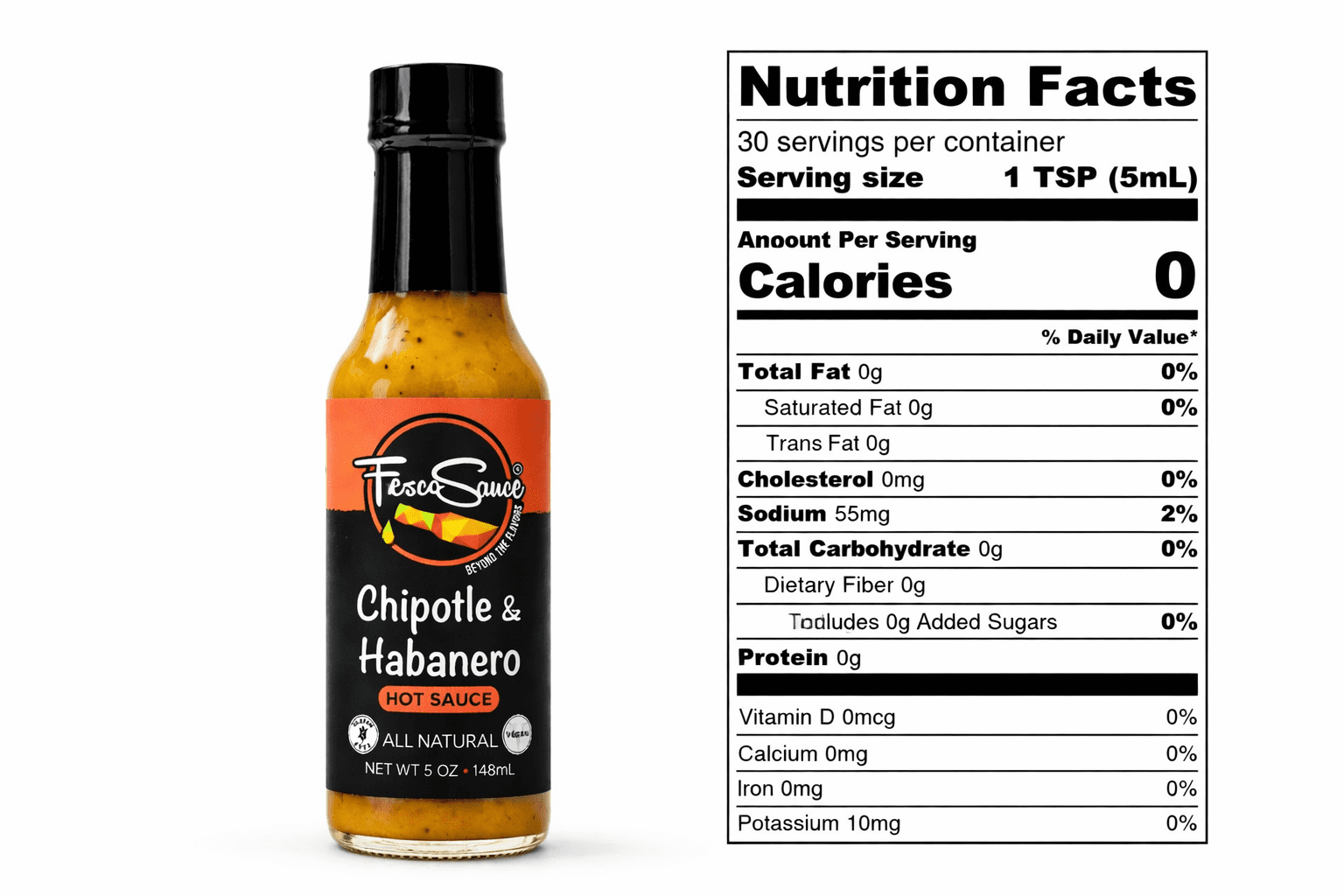 Habanero Duet - Mustard and Hot Sauce 2 Pack by Fresco Sauce