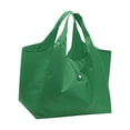 thumbnail image 4 of Bolsa de compras reutilizable para comestibles, tela Oxford lavable y resistente, bolsa de compras plegable de gran capacidad, Color sólido Verde, 4 of 8