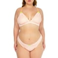thumbnail image 2 of No Boundaries Ruffle Unlined Bralette, Sizes to XXXL, 2 of 4