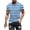 Blue T Shirts for Men, variant on M-5XL Stripe T Shirts for Men Big and Tall Plus Size Short Sleeve Pullover Tees Shirt Casual Crewneck Comfort Basic Going Out Tops