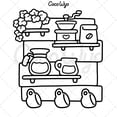 thumbnail image 3 of Coloring Book Coco Wyo Stress Relief for Adults and Kids, 3 of 8