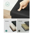 thumbnail image 4 of SONGMICS 43" Storage Ottoman Bench Ottoman with Storage Footstool Hold up to 660 lb for Bedroom Living Room Black, 4 of 7