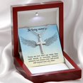 thumbnail image 2 of In loving memory - Thoes we love don't go away - Necklace - Artisan Cross Necklace - Gift Box & Message Card, 2 of 5