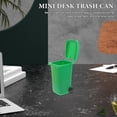 thumbnail image 2 of Shisuyan 4pcs Plastic Small Pencil Buckets Mini Desk Trash Can Red General Users, 2 of 8